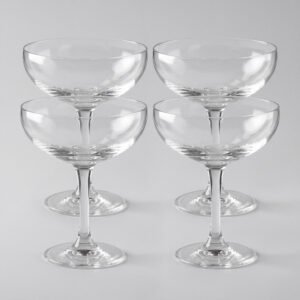Calder Coupe Cocktail Glasses, Set of Four
