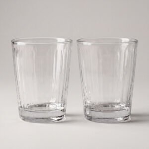 Harlow Pressed Tumblers, Set of Two